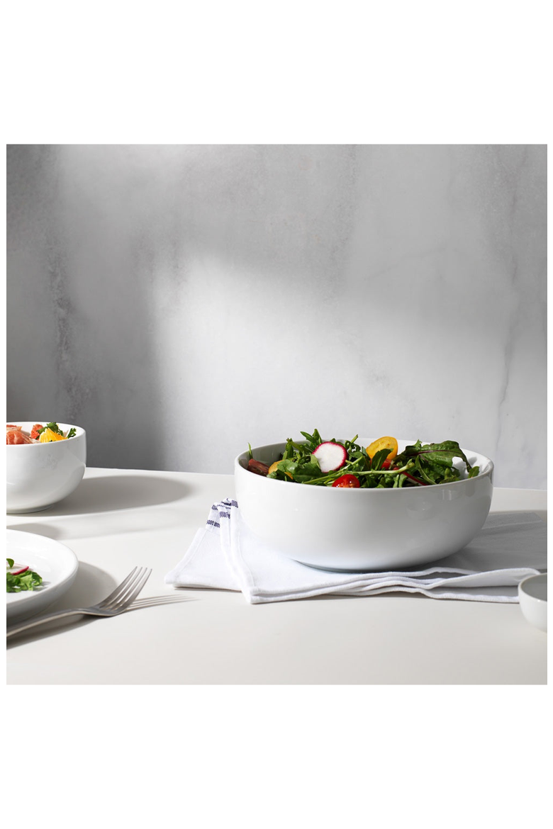 Ceramic Serving Bowl, Alternate, color, White