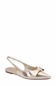 Cinnamon Bow Slingback Flat