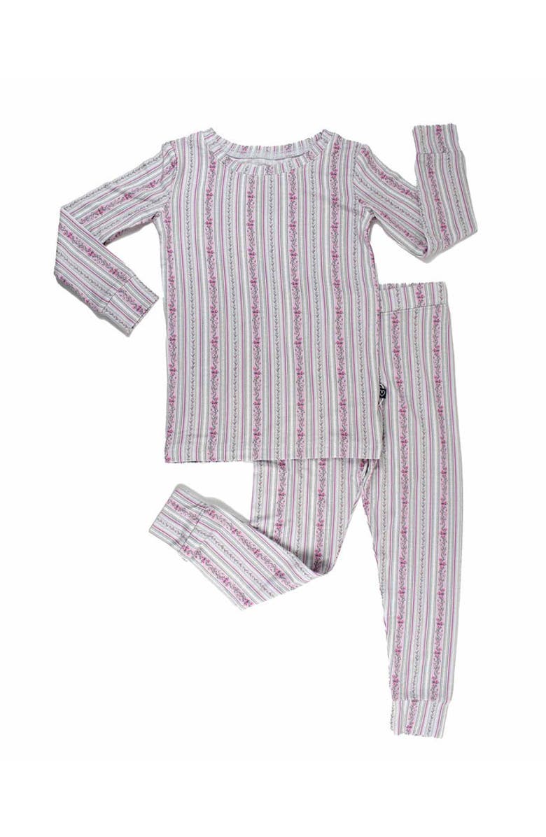 Lev Baby Victorian Floral Toddler Lounge, Alternate, color, Purple
