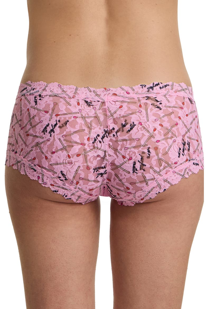 Print Boyshorts, Alternate, color, PERFECT MATCH PINK