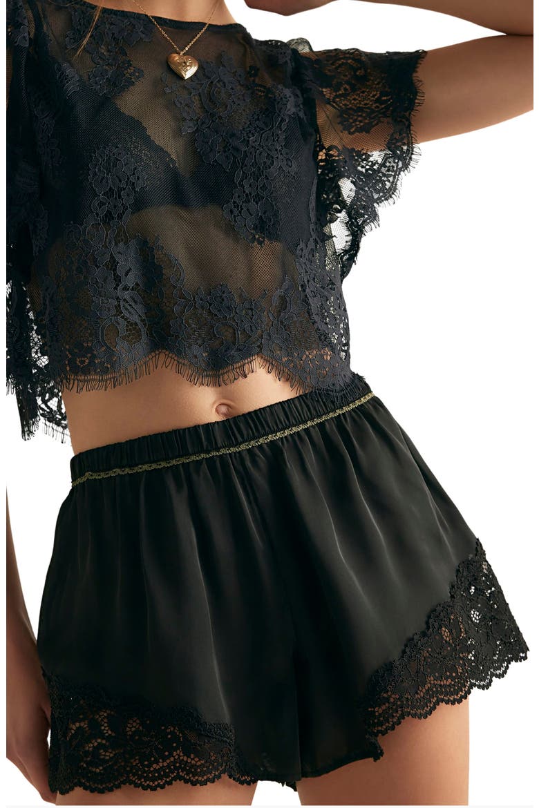 Intimately FP Meet Me in the Middle Tap Shorts, Main, color, BLACK