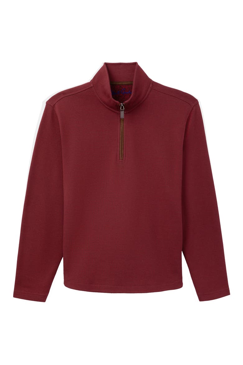 Tanswell Long Sleeve Quarter Zip Knit Top, Alternate, color, BURGUNDY