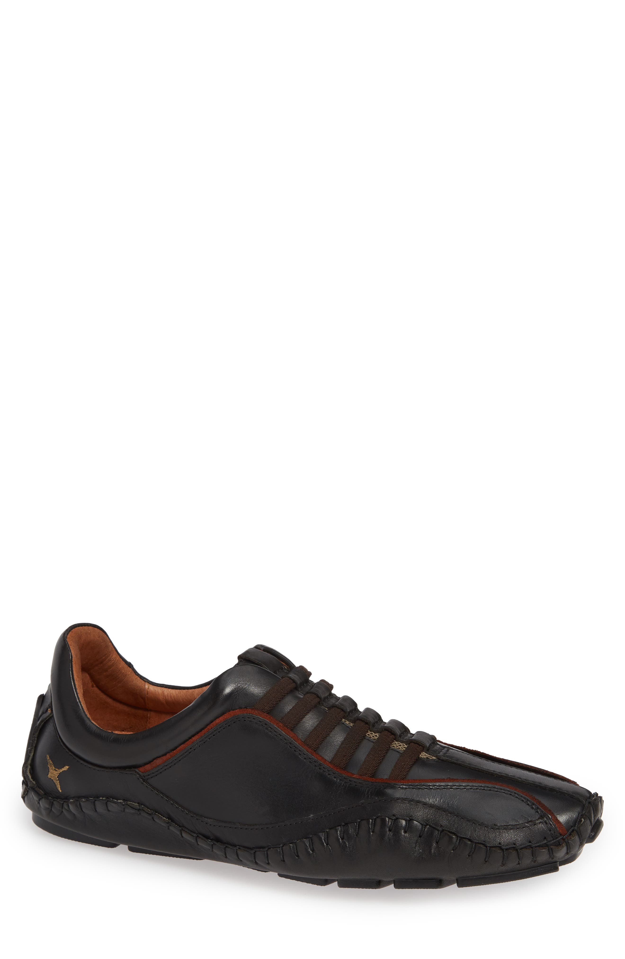 'Fuencarral' Driving Shoe, Main, color, BLACK