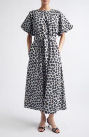 Altuzarra Paulina Belted Stretch Cotton Shirtdress