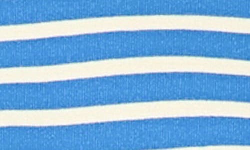 English Factory Stripe Colorblock Top In Blue