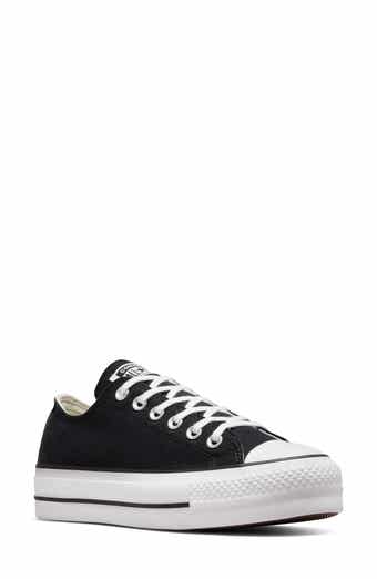 Converse Chuck Taylor All Star Lift Platform Black White 7.5