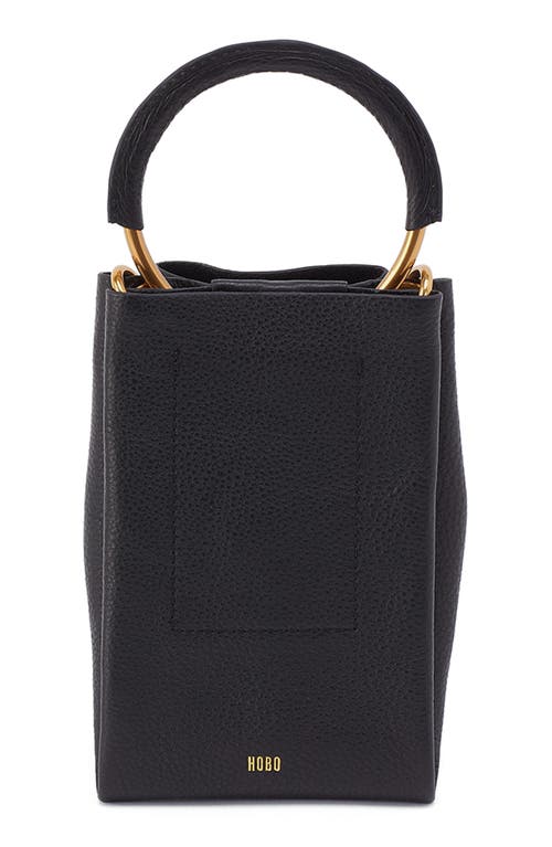 Hobo Eden Leather Phone Crossbody Bag In Black
