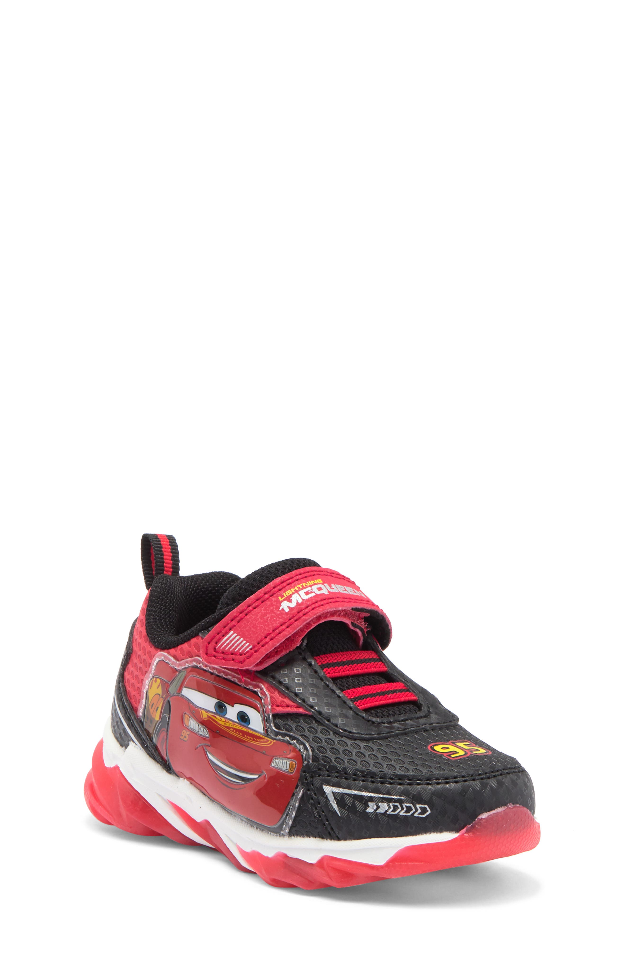 Harper Canyon Kids' Lightning McQueen Light Up Sneaker, Main, color, Red