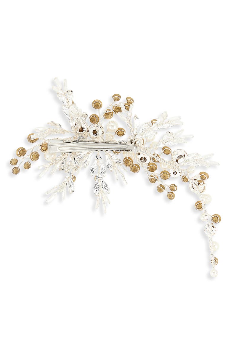 Brides & Hairpins Takara Hair Clip, Alternate, color, Silver