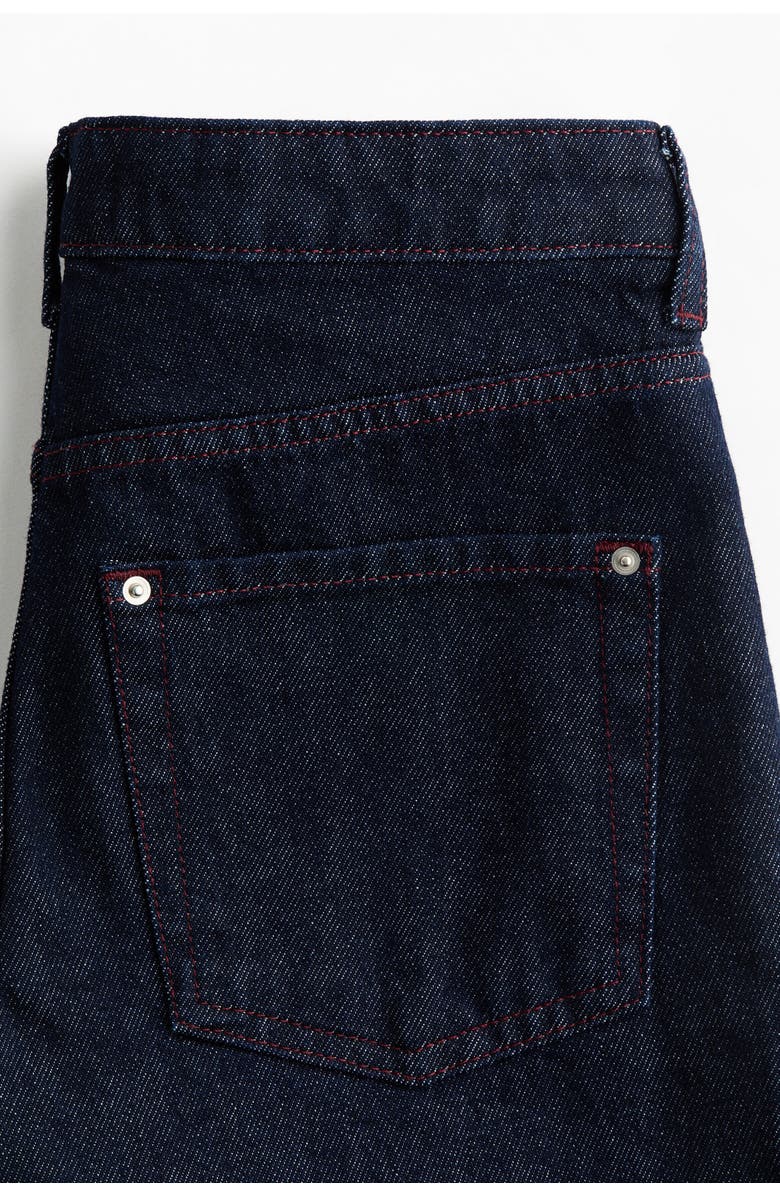 H&M Barrel Leg Low Waist Ankle Jeans, Alternate, color, 
