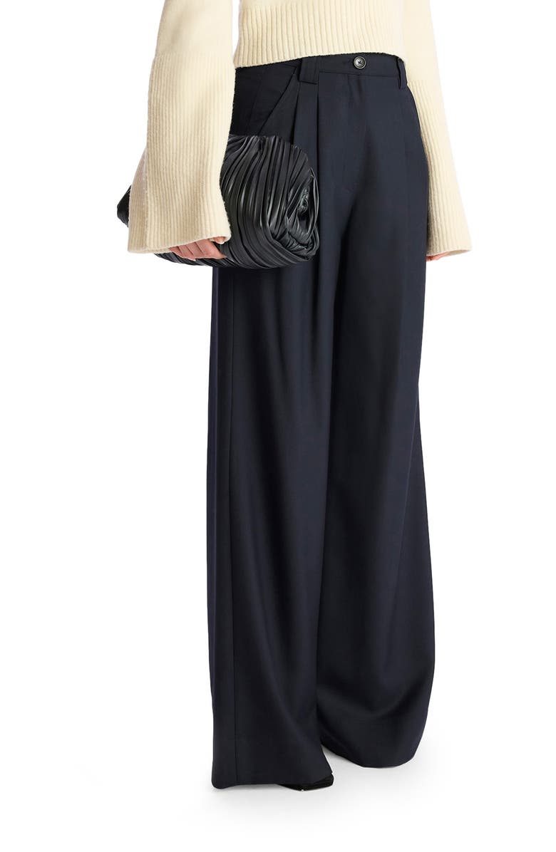 A.L.C. Tommy Wool Blend Wide Leg Pants, Alternate, color, 