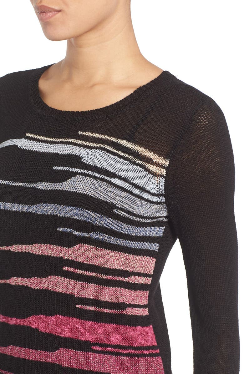 NIC+ZOE 'Speared' Print Lightweight Sweater, Alternate, color, 