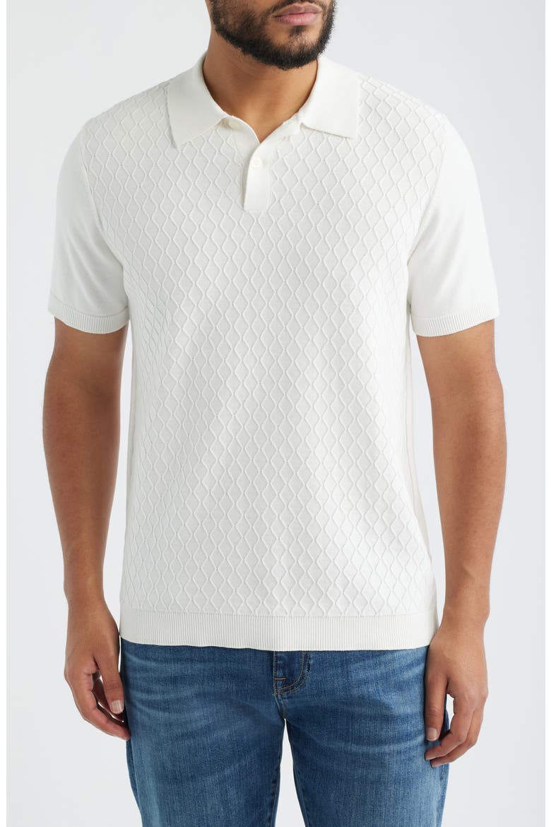 Diama Polo Sweater, Main, color, WHITE