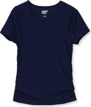 Lands' End Girls Short Sleeve Active Ribbed Tee