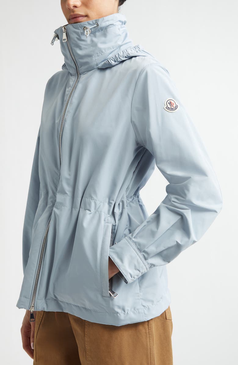 Moncler Enette Hooded Jacket, Alternate, color, Blue