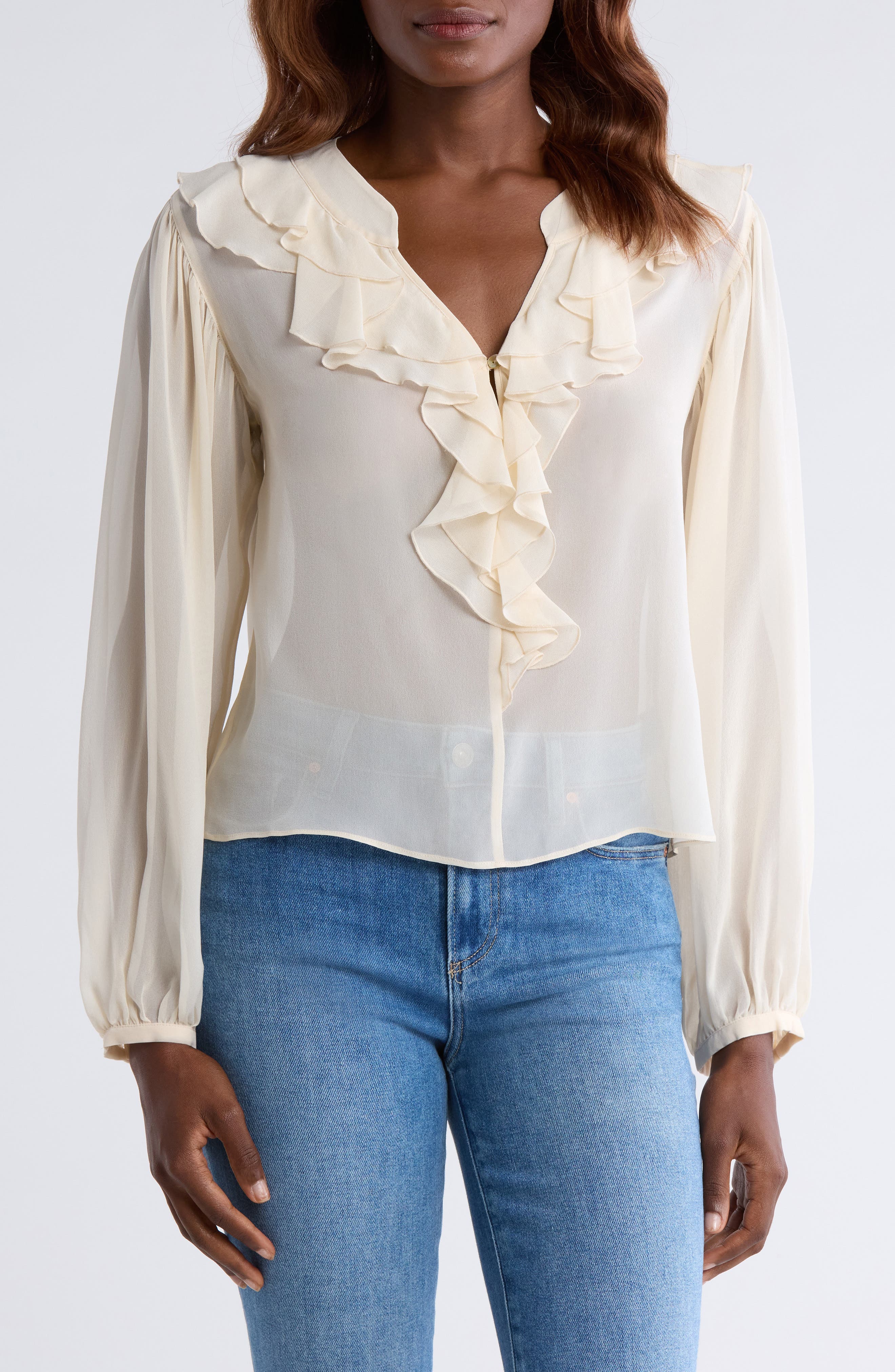 PAIGE Gemelli Silk Top
