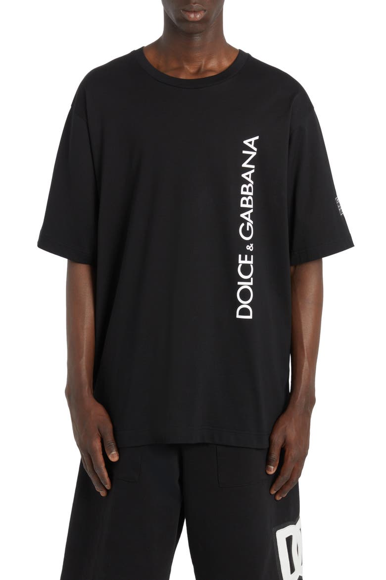 Logo Graphic T-Shirt, Main, color, NERO