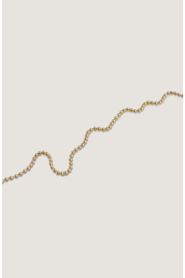 Beaded Chain Anklet, Alternate, color, Gold