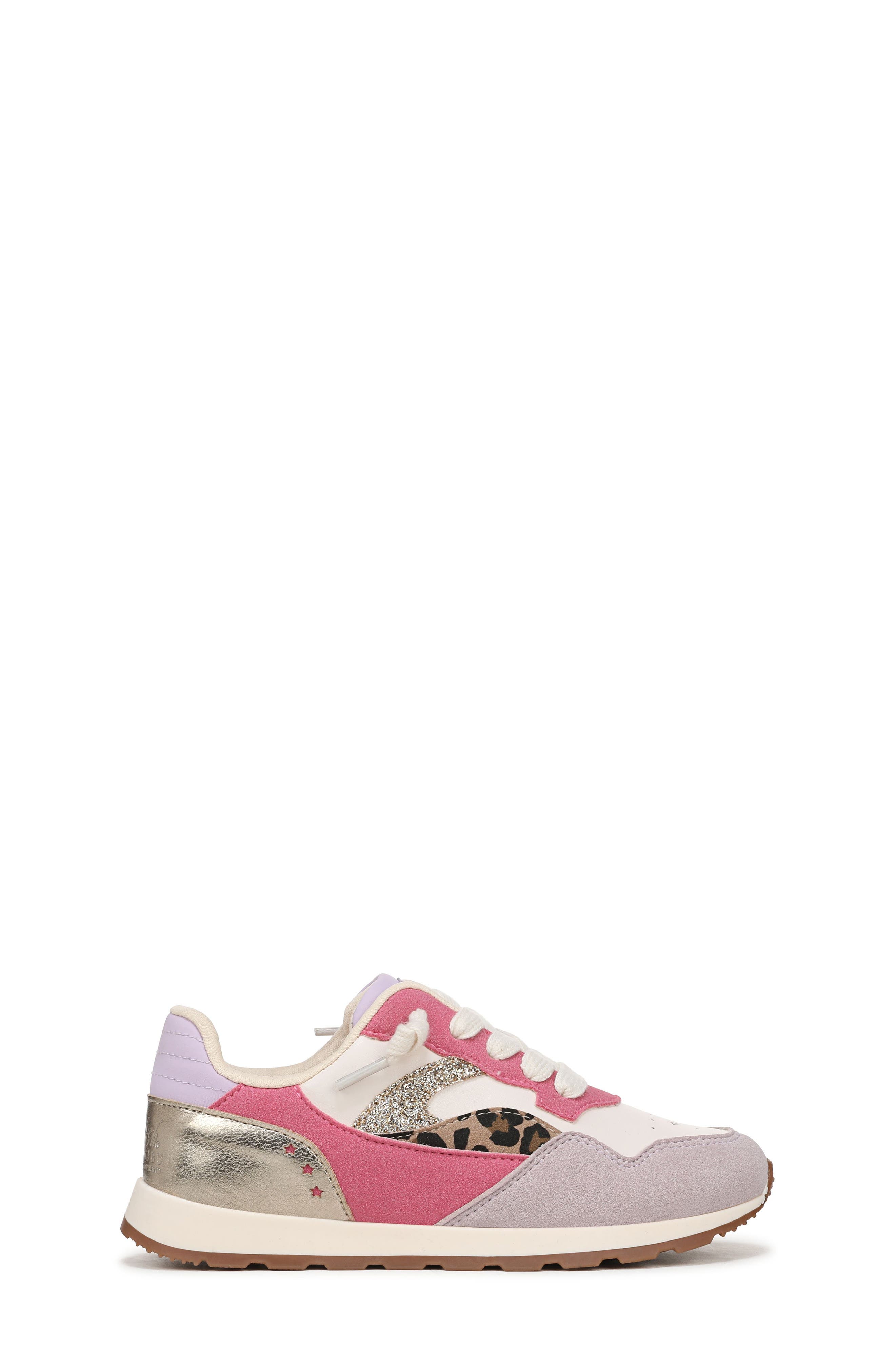 Kids' Valley Sneaker, Alternate, color, PINK MULTI FAUX SUEDE