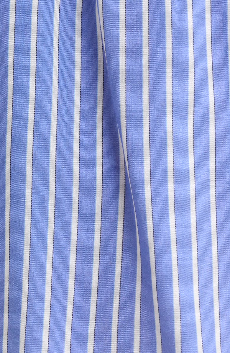 SUGARLIPS Elise Stripe Taliya Drawstring Shorts, Alternate, color, Blue-White