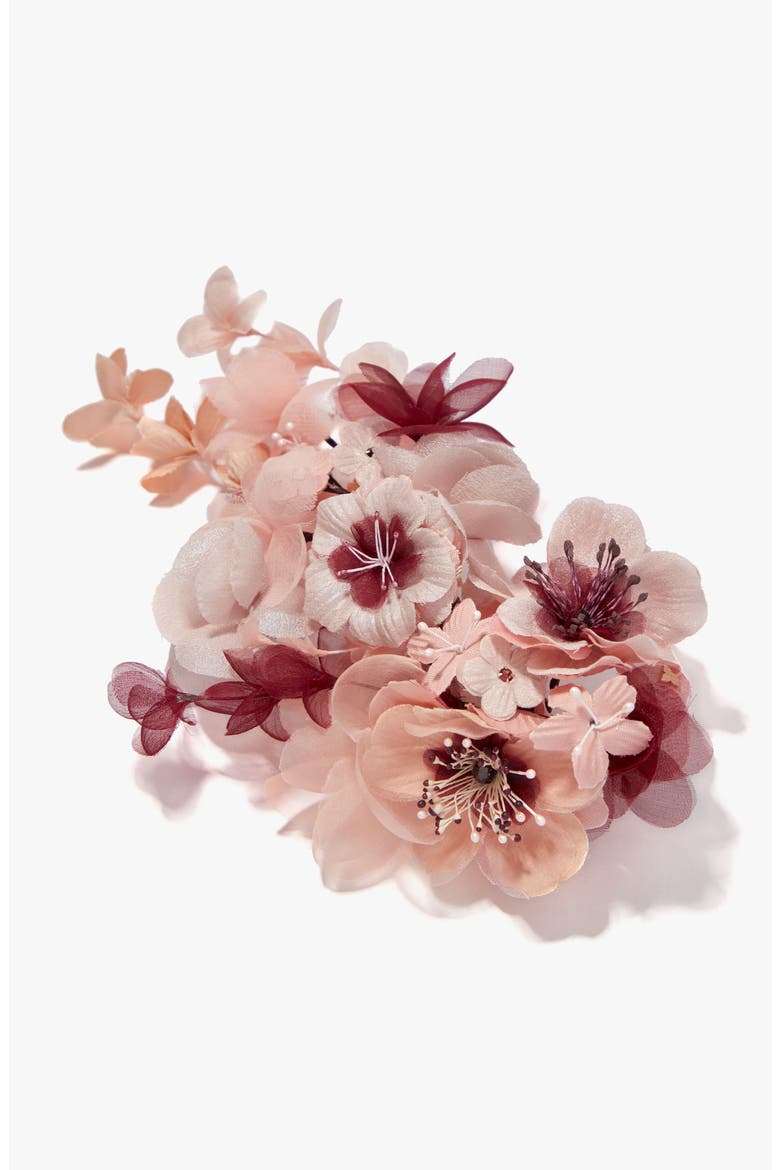 The Cherry Blossom Branch Floral Brooch, Alternate, color, Pink