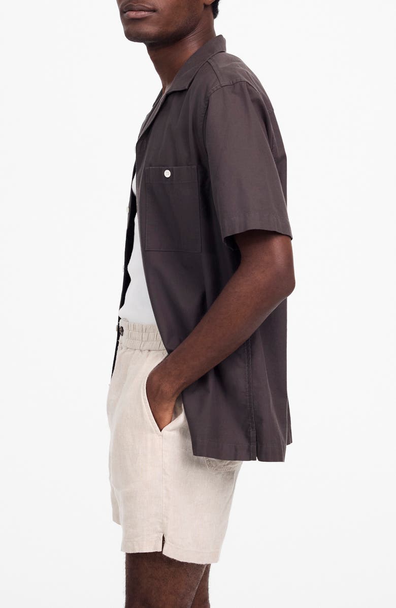 Madewell Everywear Linen Shorts, Alternate, color, 