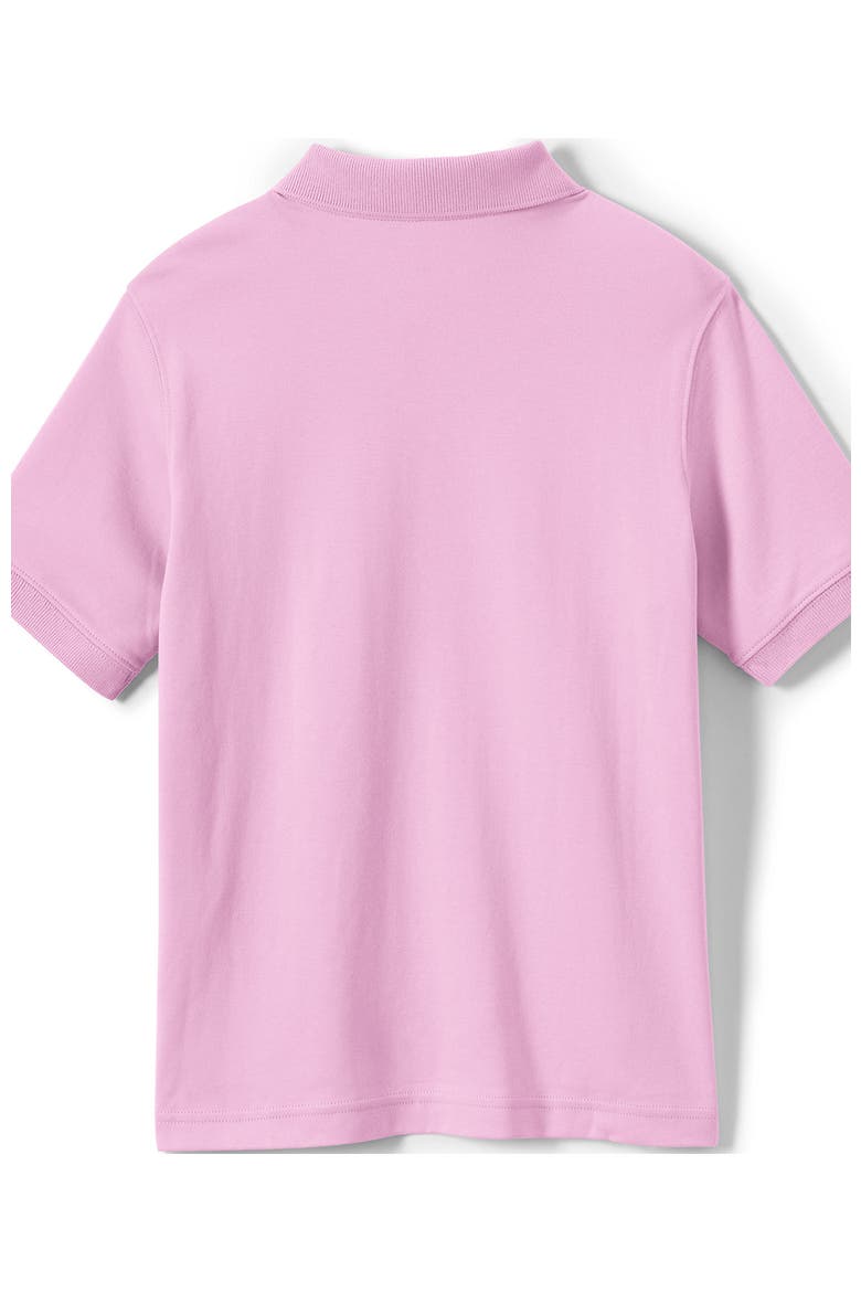 School Uniform Kids Short Sleeve Interlock Polo Shirt, Alternate, color, Ice Pink