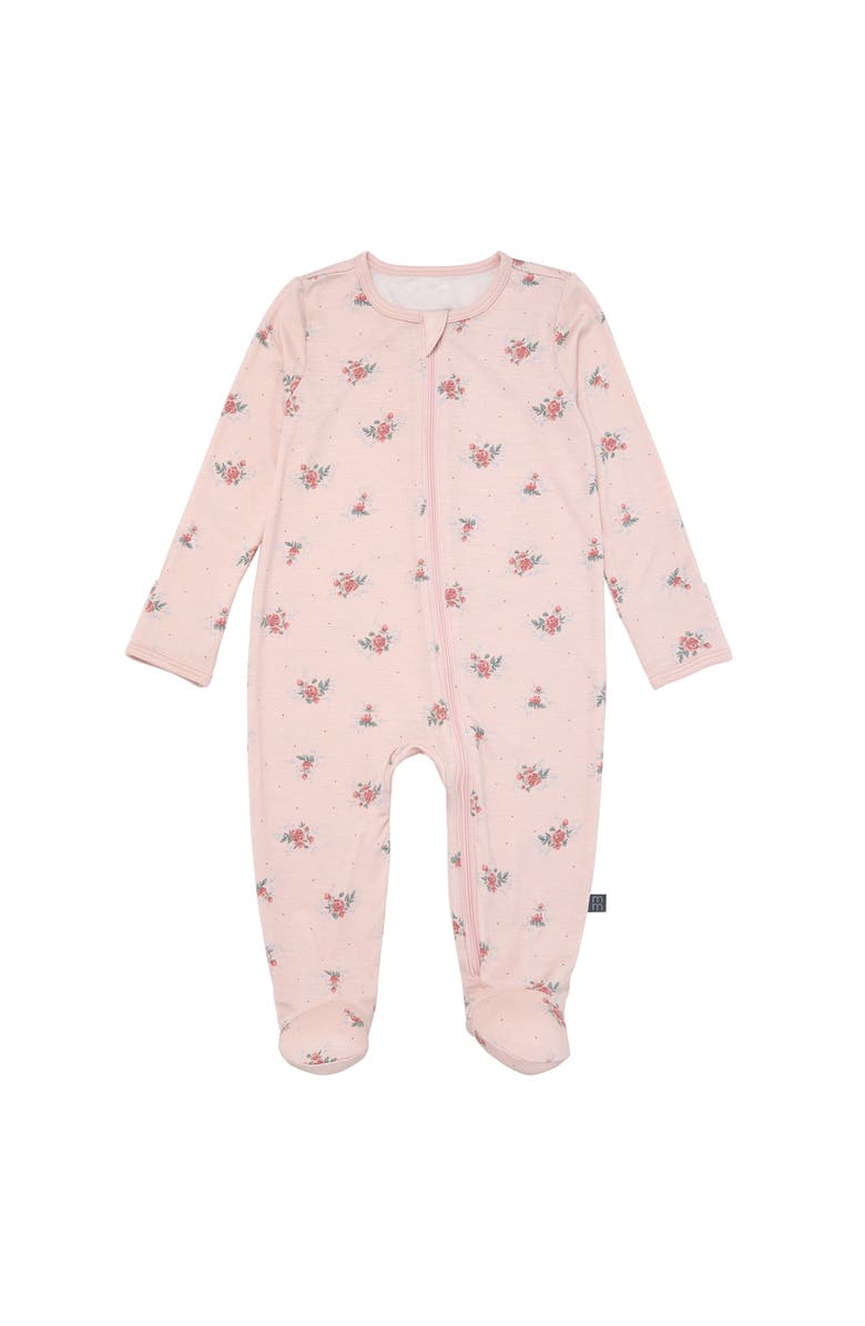 Modern Moments<sup>™</sup> by Gerber Pink Roses Sleep 'N Play With Mittens, Alternate, color, Pink Roses
