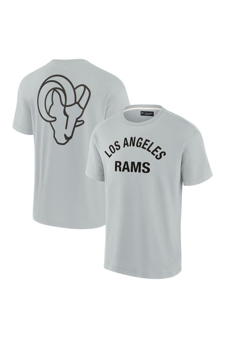 Unisex Fanatics Signature Gray Los Angeles Rams Elements Super Soft Short Sleeve T-Shirt, Main, color, Gray