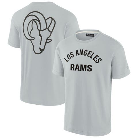 Unisex Fanatics Signature Gray Los Angeles Rams Elements Super Soft Short Sleeve T-Shirt