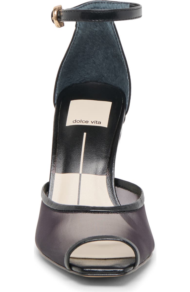 Dolce Vita Serlo Ankle Strap Sandal, Alternate, color, Onyx Mesh