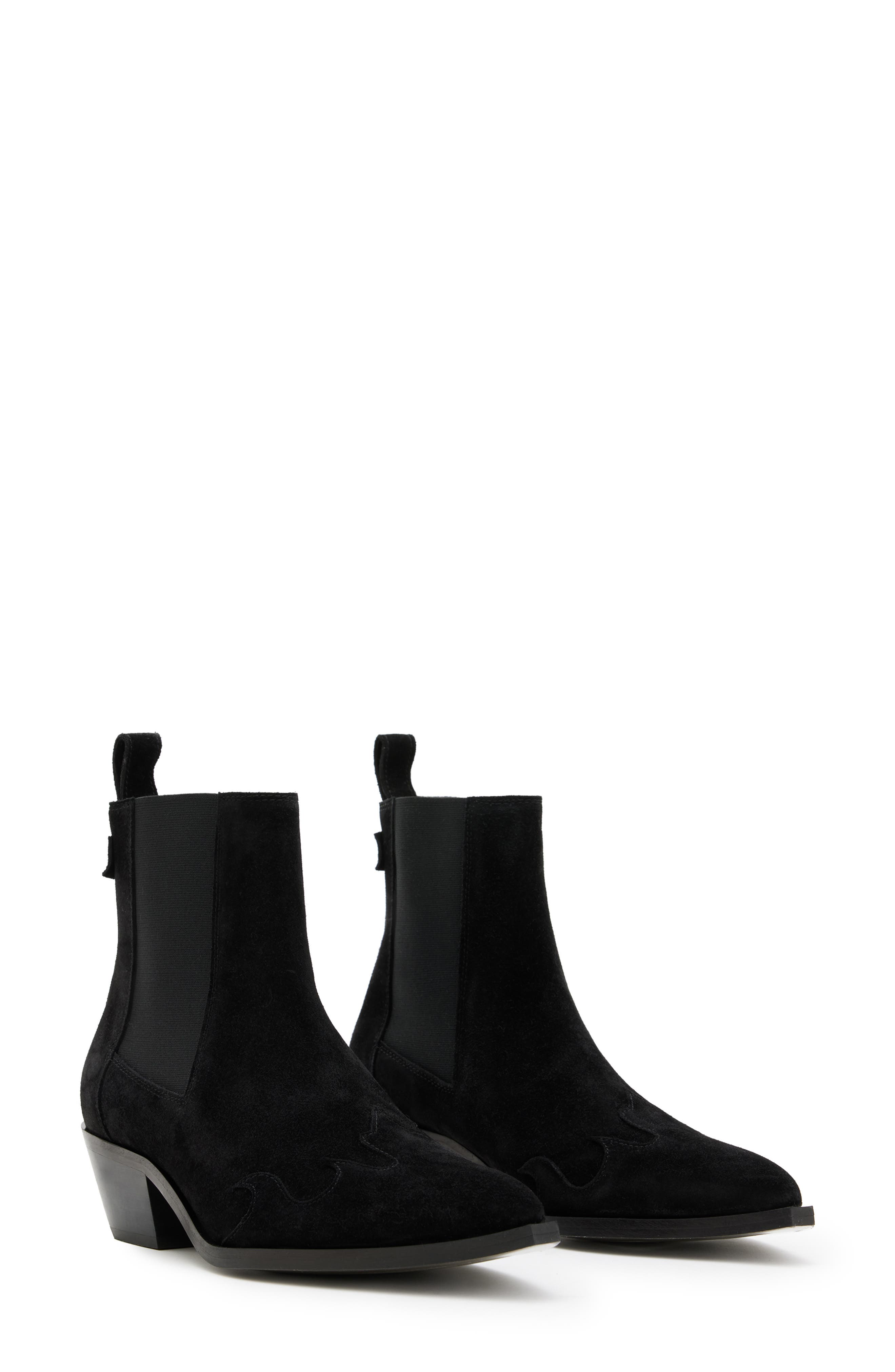 AllSaints Dellaware Pointed Toe Chelsea Boot, Main, color, 