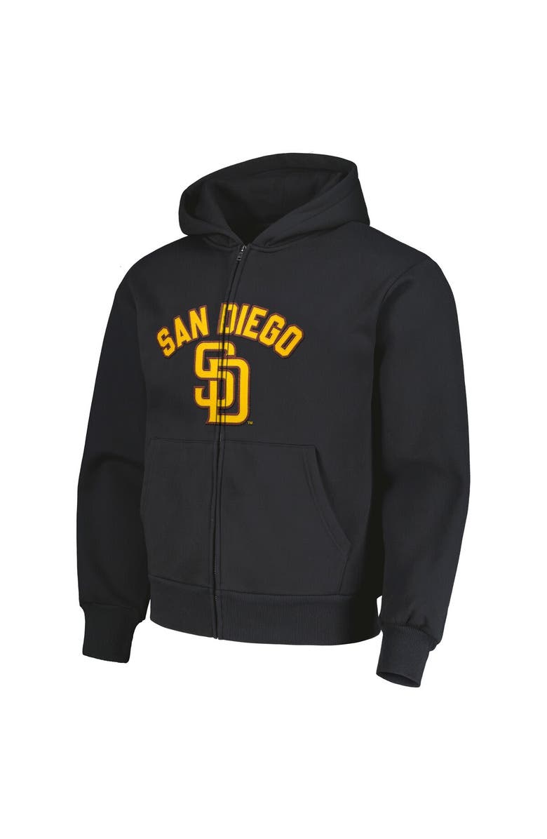 PLEASURES Men's PLEASURES Black San Diego Padres Opening Day Full-Zip Hoodie, Alternate, color,
