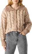 Steve Madden Michaella Cable Cardigan