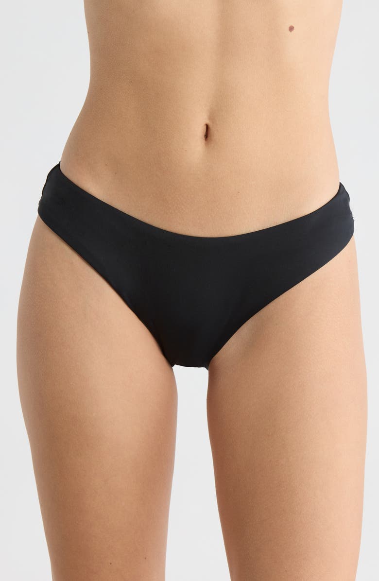 La Blanca Island Goddess Ruched Bikini Bottoms, Main, color, 