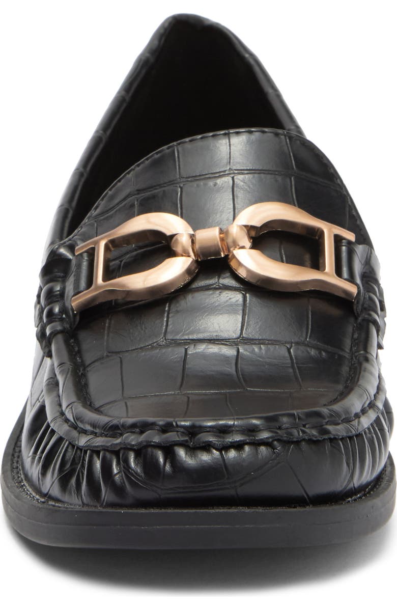 Taryn Rose Croc Embossed Bit Loafer, Alternate, color,