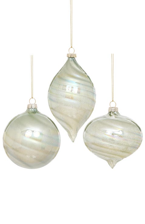 Soft Glow Swirl Ornament, Box of 6