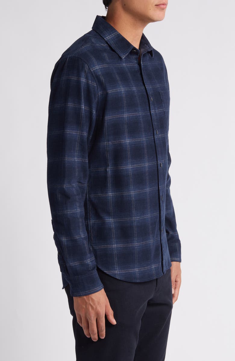 Vince Plaid Corduroy Button-Up Shirt, Alternate, color,