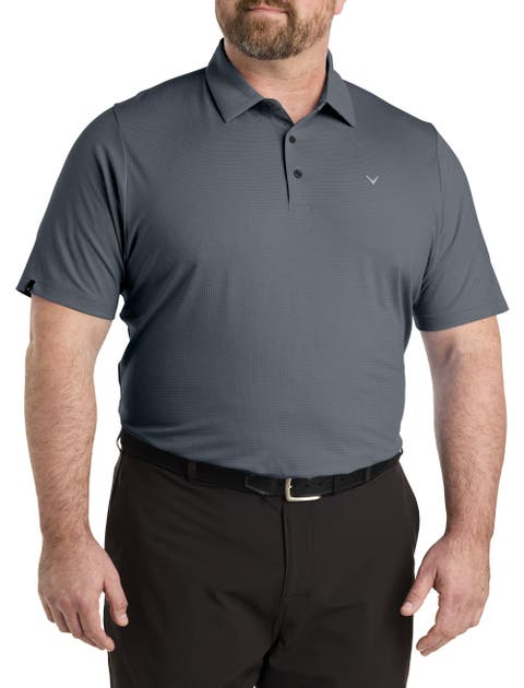 Big & Tall Classic Jacquard Golf Polo Shirt