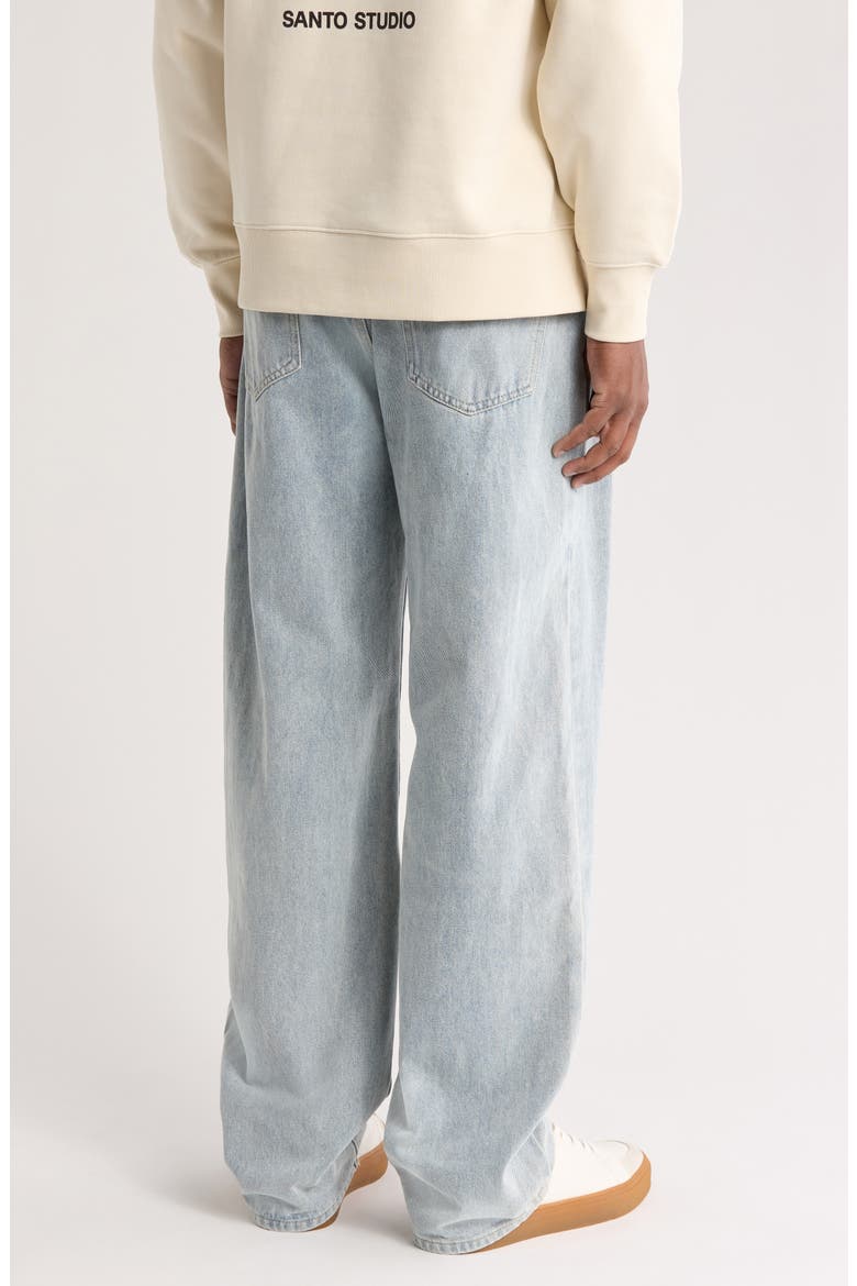 Roma Regular Straight Leg Jeans, Alternate, color, INDIGO STONE WASHED