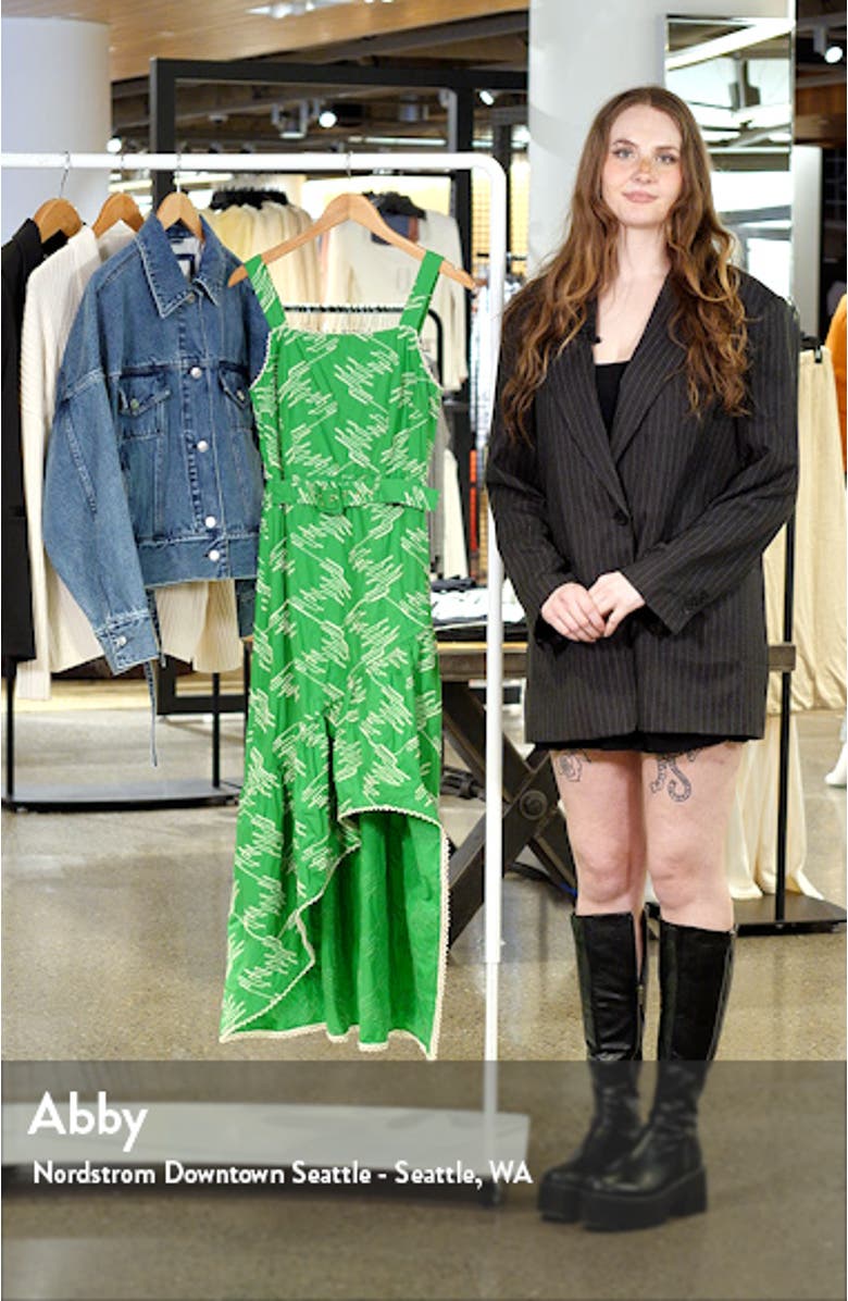 Simala Belted High-Low Dress, sales video thumbnail