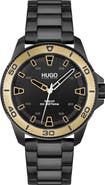 HUGO Streetdiver Japanese Quartz Watch, 42mm
