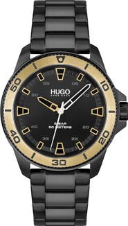HUGO Streetdiver Japanese Quartz Watch, 42mm