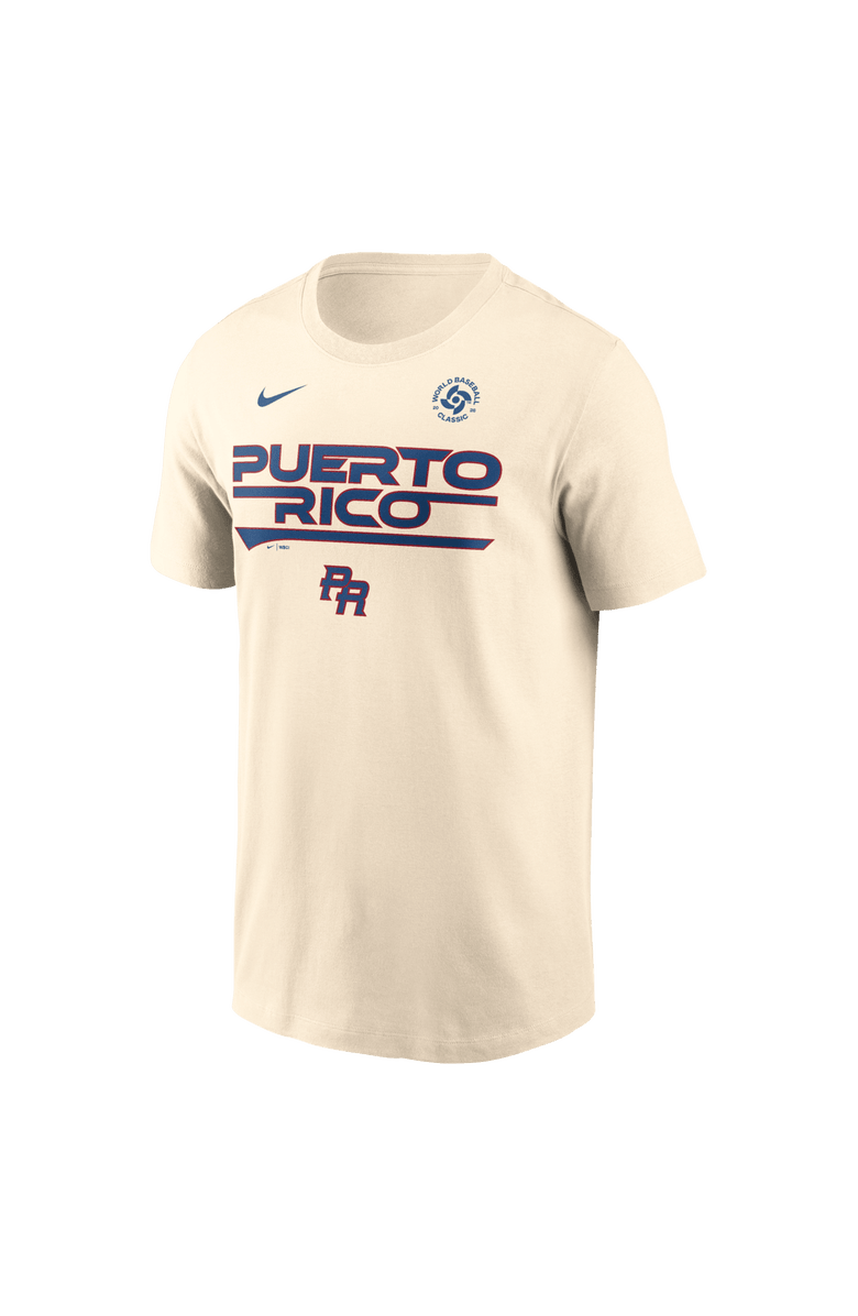 Nike Men's Nike Cream Puerto Rico Baseball 2026 World Baseball Classic Local T-Shirt, Alternate, color, 