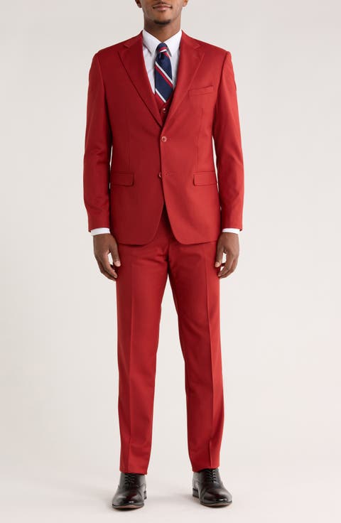 Brick Solid 3-Piece Suit