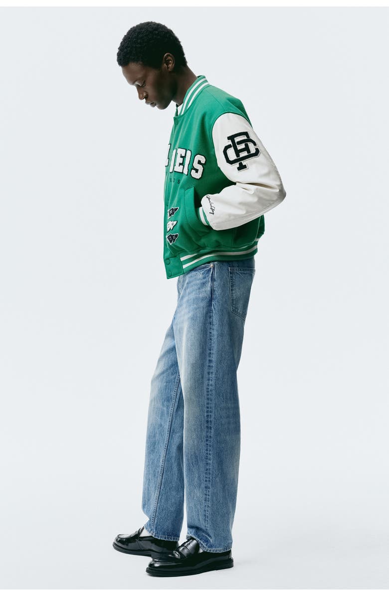 H&M Loose Jeans, Alternate, color, Blue