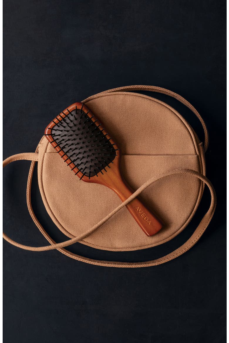 Wooden Mini Paddle Brush, Alternate, color, NO COLOR