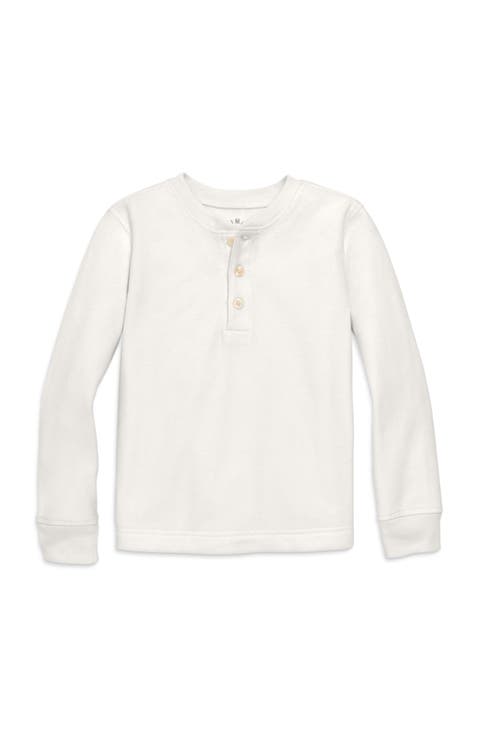Kids Fleece Pj Henley