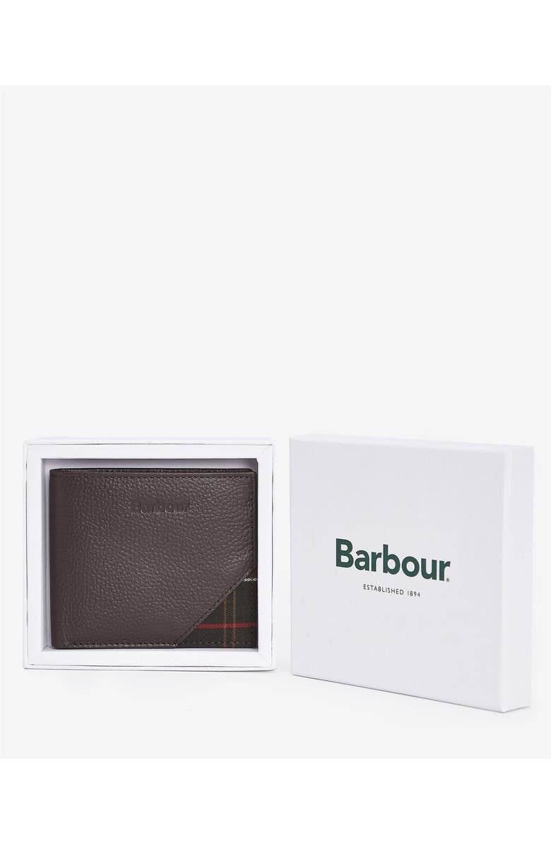 Barbour Tarbert Leather Bifold Wallet, Alternate, color, 