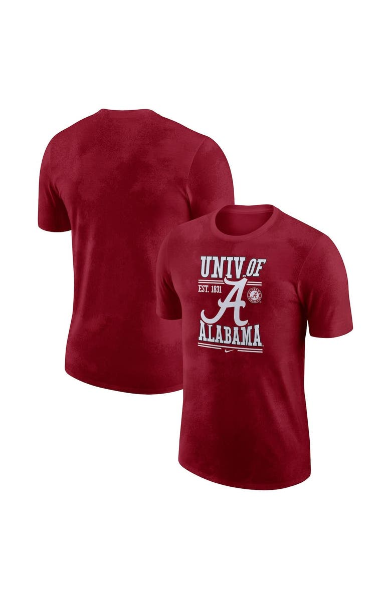 Nike Men's Nike Crimson Alabama Crimson Tide Team Stack T-Shirt, Main, color, 